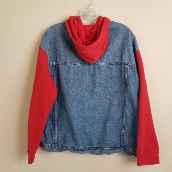 Zara Hoodie Denim Back Small - Picture 1 of 3